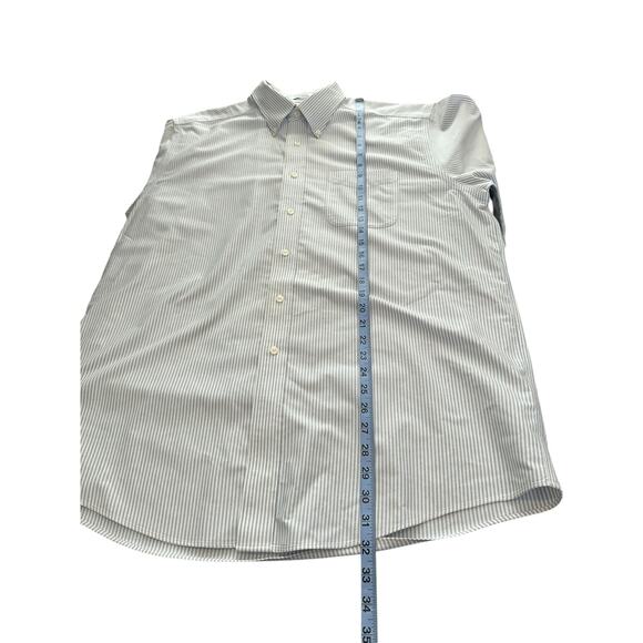 L.L. Bean Men's Striped Wrinkle Free Traditional Fit Button‎ Down Shirt Size 17R - Picture 11 of 11